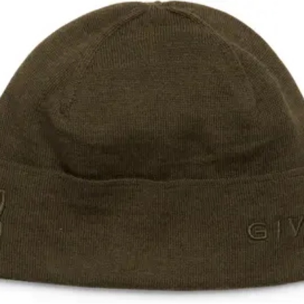 Givenchy Khaki Knit Hat